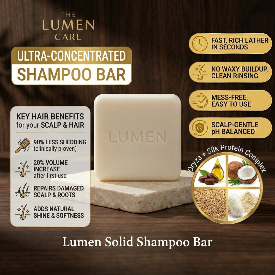 Lumen Oryza - Silk Protein Solid Shampoo